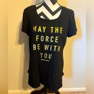 Black Star Wars Tee Size L